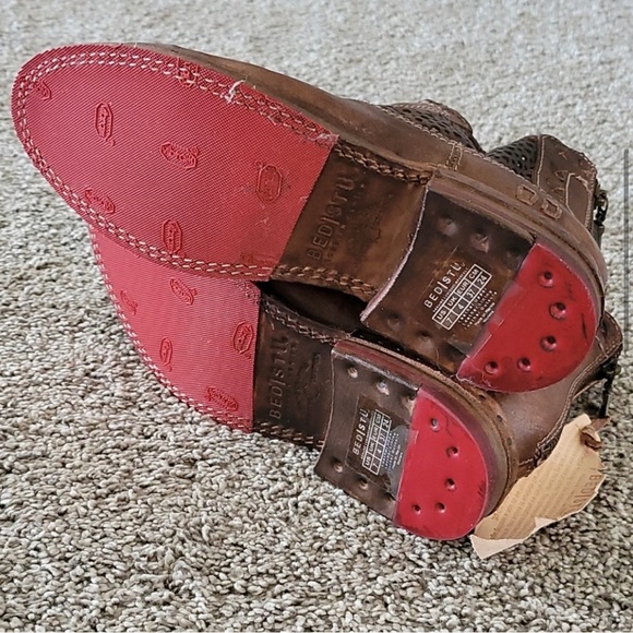 NIB - BED STU “BAYLENE” Teak Driftwood Leather Boots SIZE 7 - NEVER WORN - Picture 12 of 13
